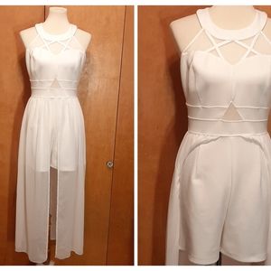 Sweet Storm Size Lg White Romper
